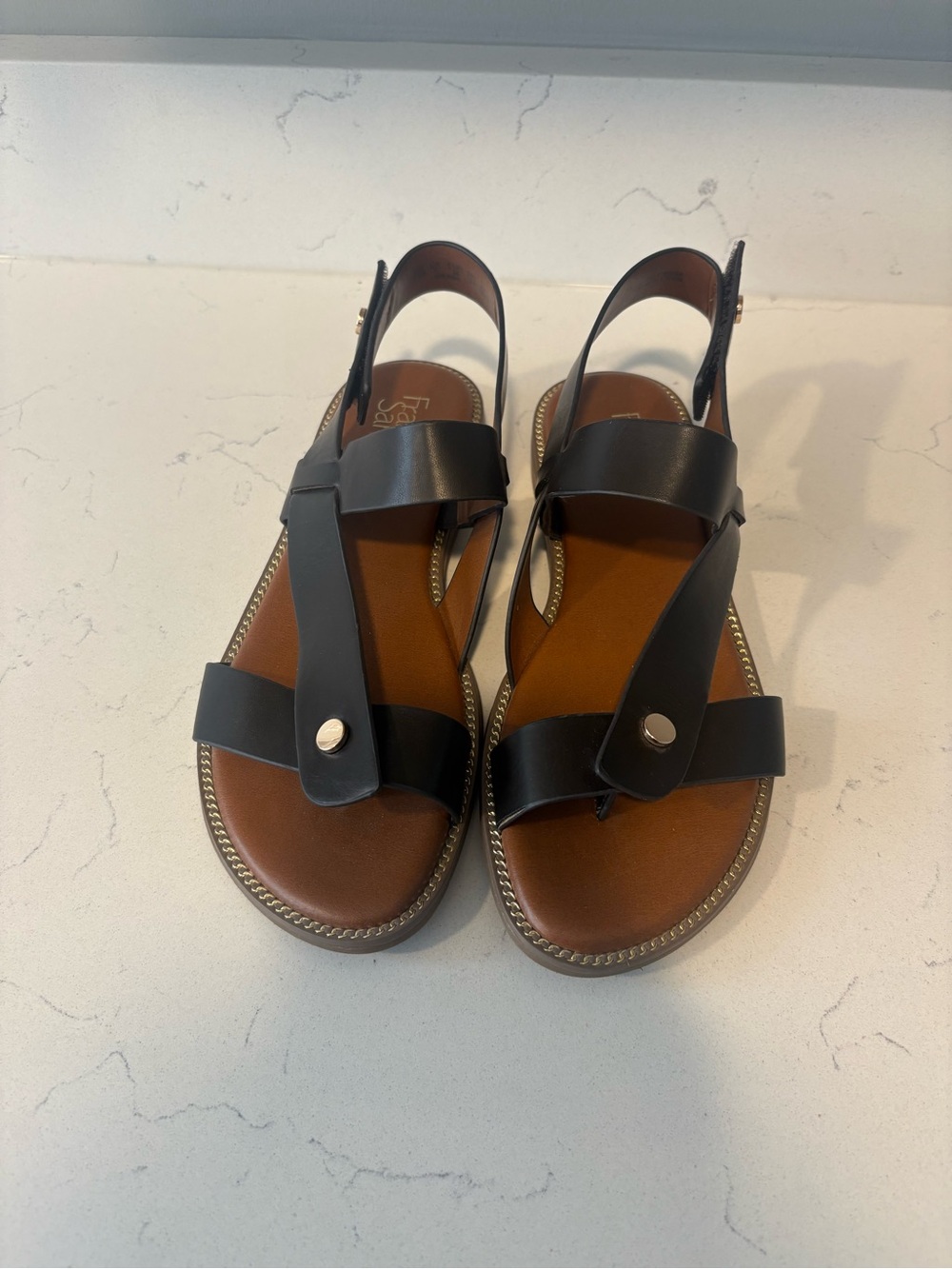 Black Franco Sarto , Genni sandals